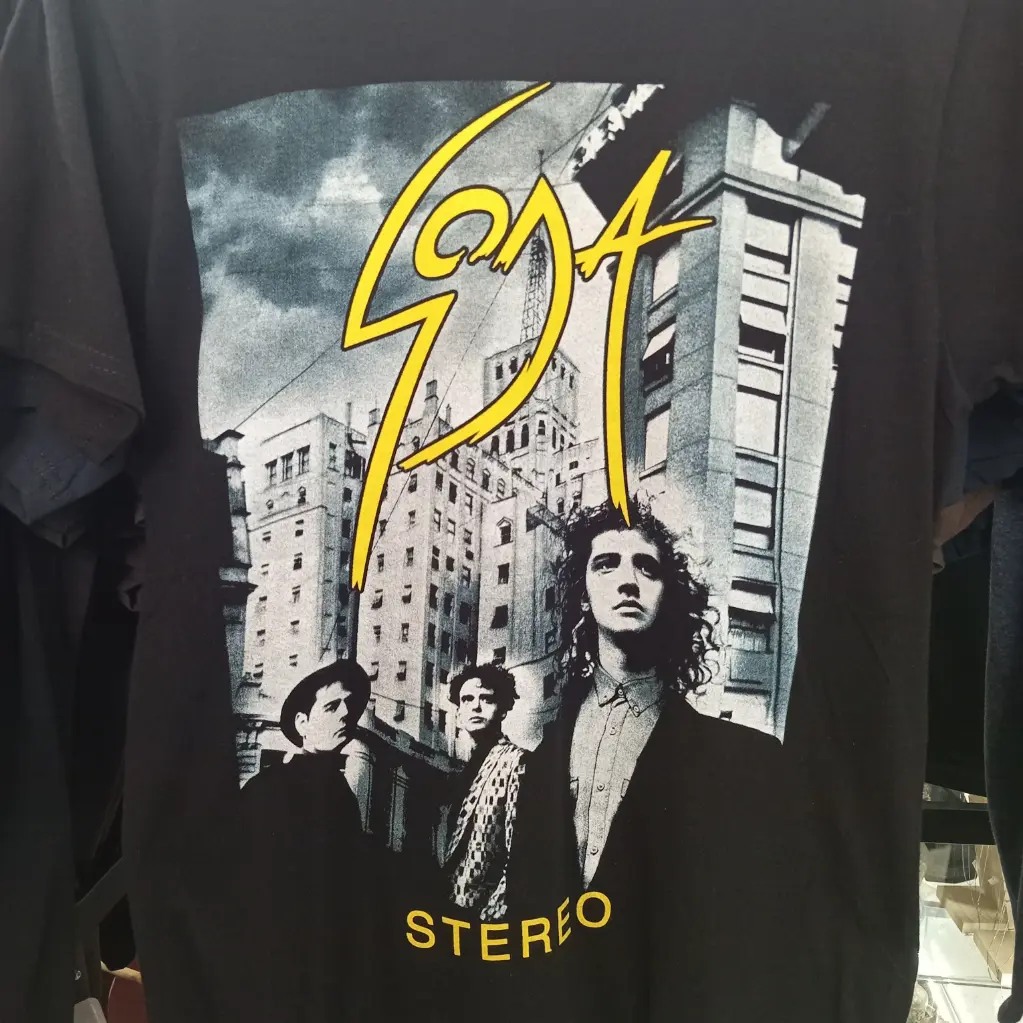 [040 001 S] Soda Stereo : Doble Vida Album Polera (S)