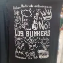 Los Bunkers : Letra Canciones B/N Polera