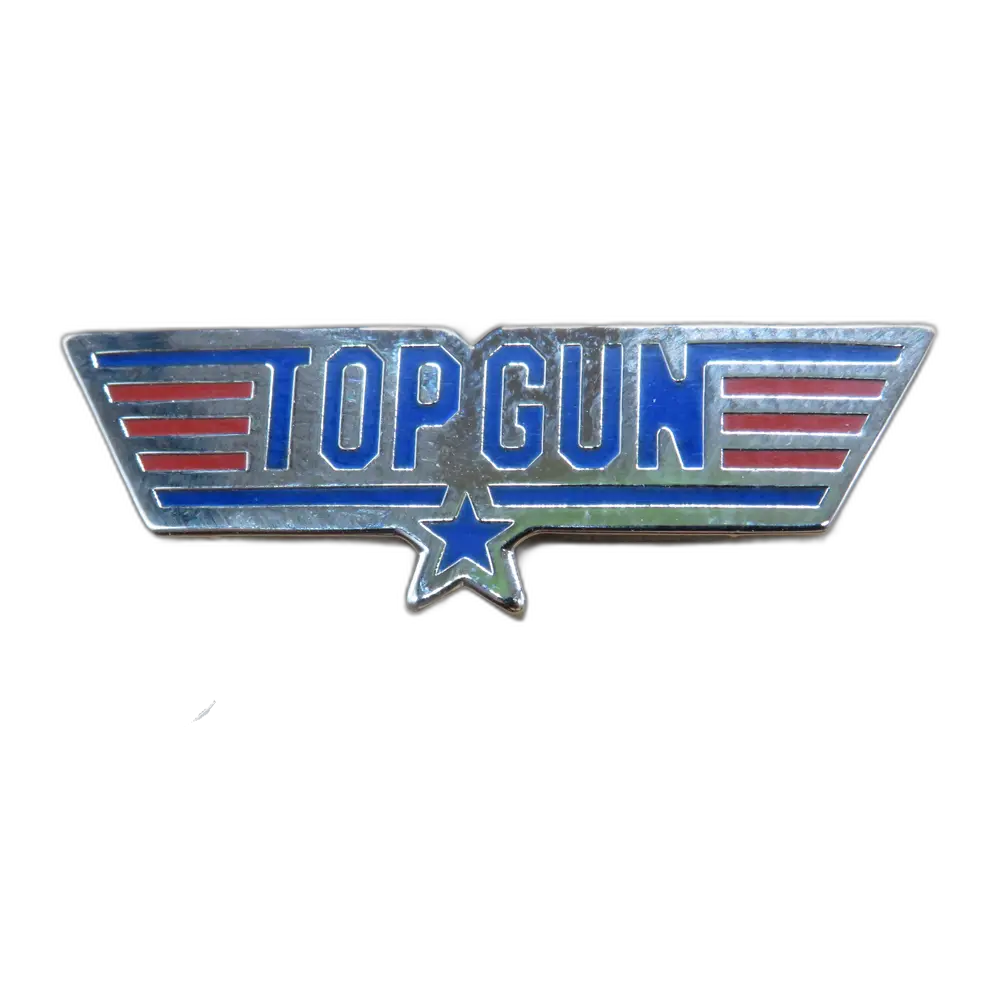 [0541] Top Gun : Insignia Logo Alas Top Gun Azul Pin