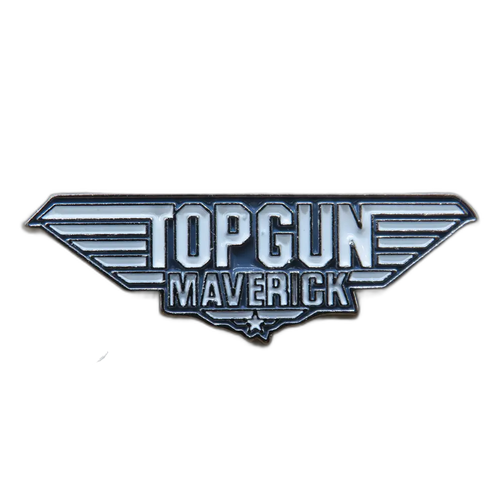 [0543] Top Gun : Insignia Logo con alas Maverick Blanco Pin