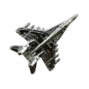 Mikoyan Mig 35 Plateado Pin