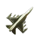 F-16 Fighting Falcon Dorado Medium Pin