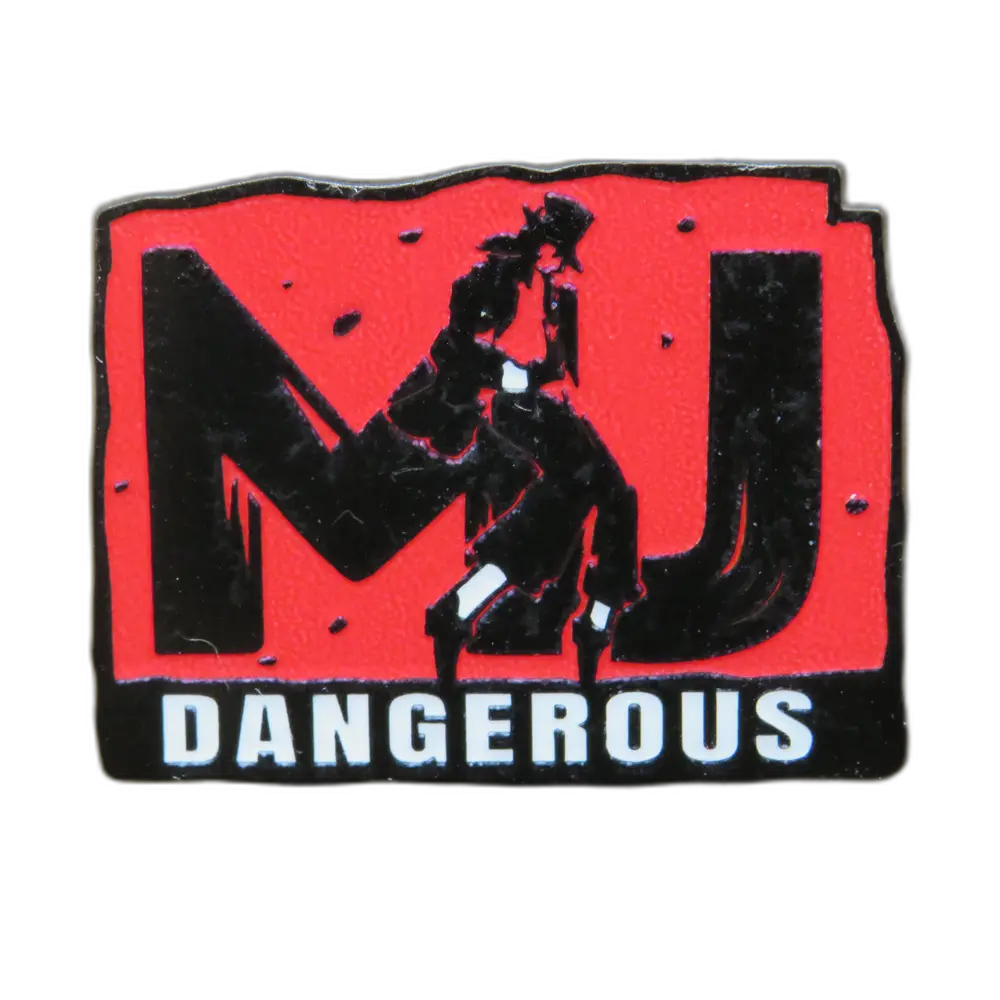 Michael Jackson : Dangerous Rojo Pin