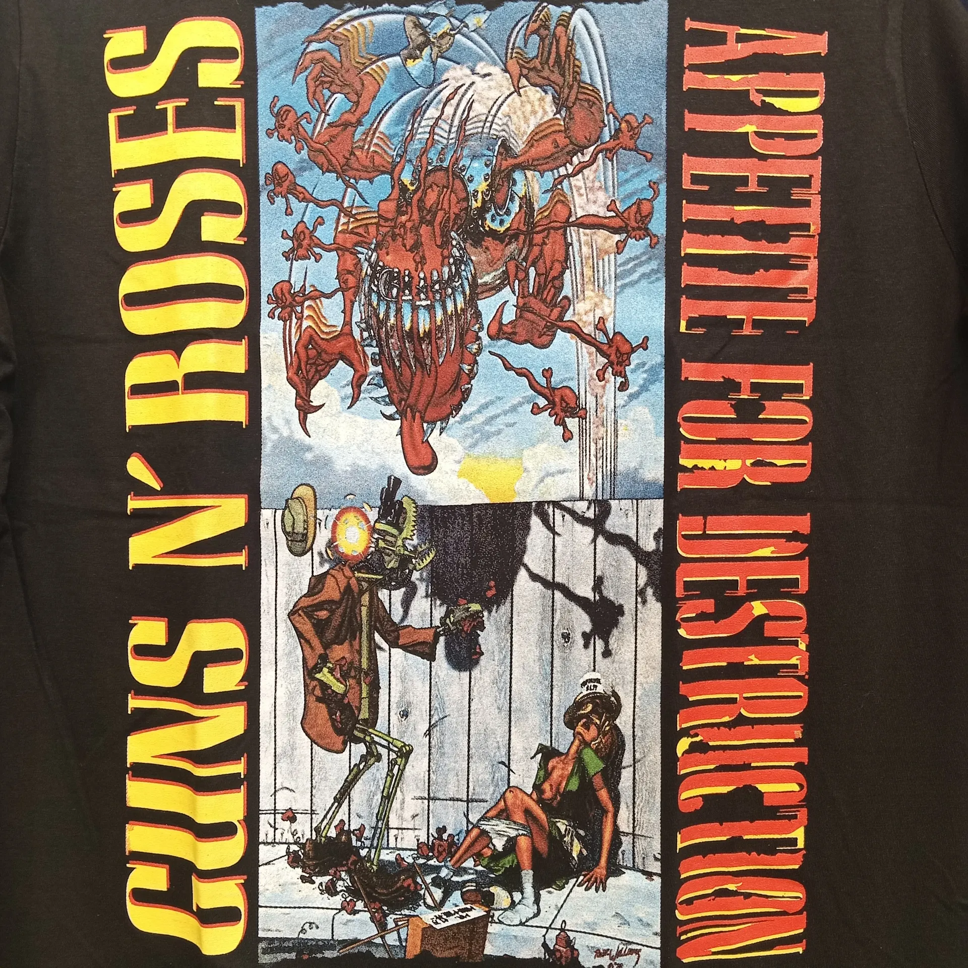 [009 002 S] Guns N Roses : Appetite For Destruction Album Polera (S)