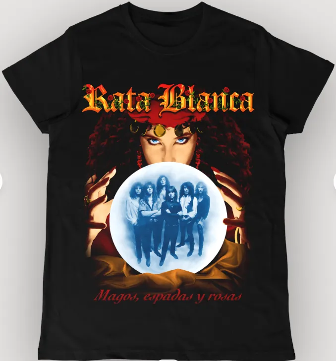 Rata Blanca : Magos Espadas y Rosas Polera (11/12)