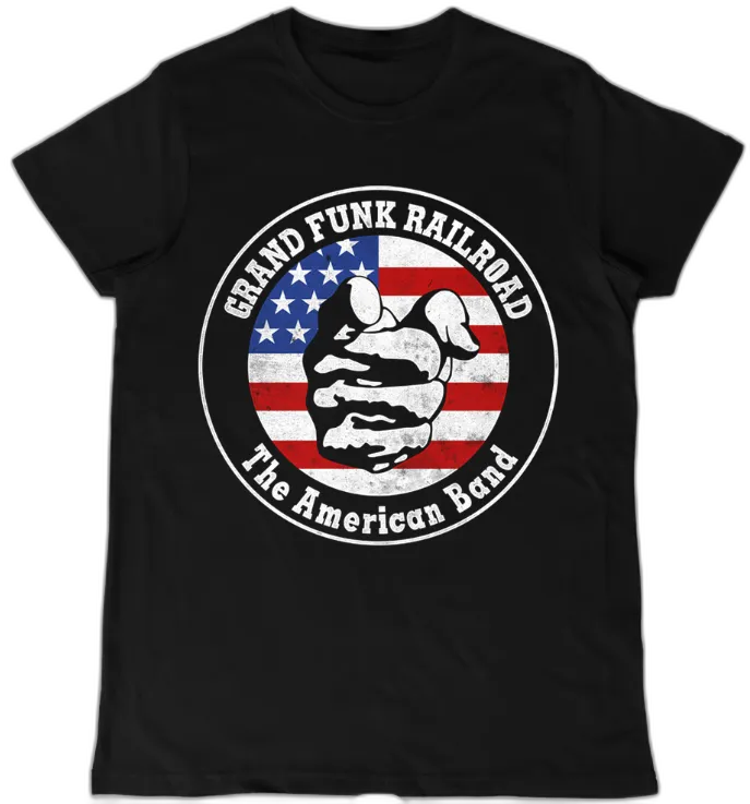 Grand Funk Railroad : American Band Logo Polera (11/12)