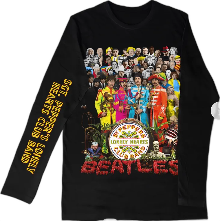 The Beatles : Sargent Pepper MANGA LARGA Polera (11/12)