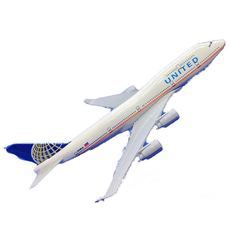 [B 0023] United B747 Avion a escala 1:400