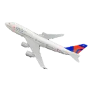 DELTA B747 Avion a escala 1:400