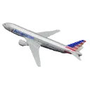 American B777 Avion a escala 1:400