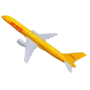 DHL B757 Avion a escala 1:400