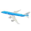 KLM B747 Avion a escala 1:400