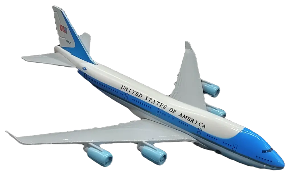 [B 0005] AIR FORCE ONE Boeing 747 Avion a escala 1:400