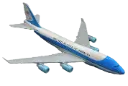 AIR FORCE ONE Boeing 747 Avion a escala 1:400
