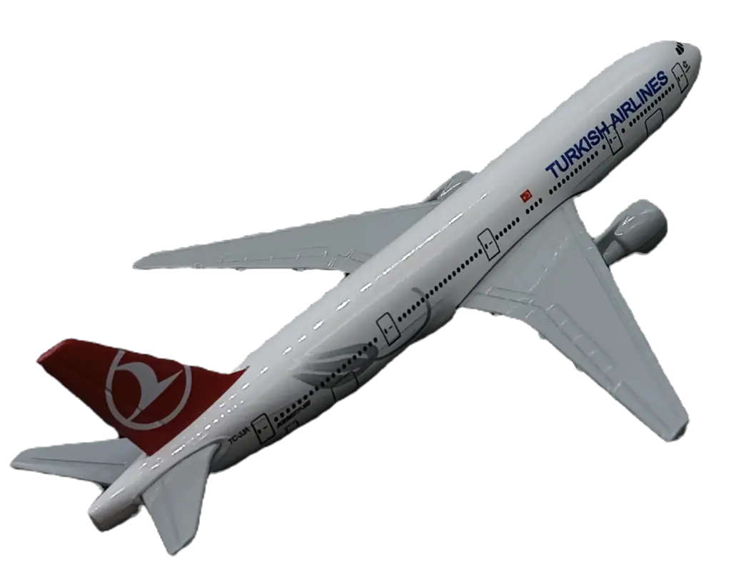[B 0030] Turkish Airlines B777 Avion a escala 1:400
