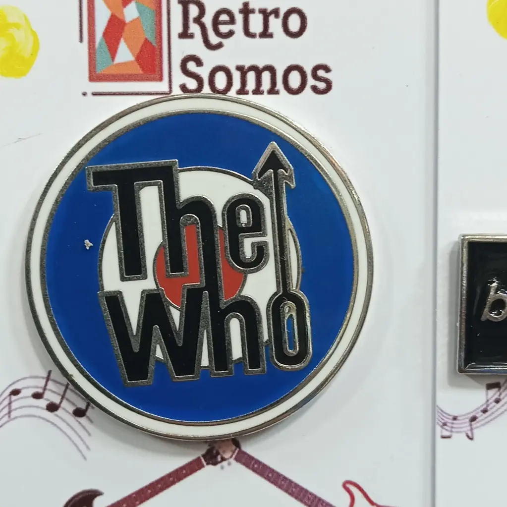 [0016] The Who : Logo en Circulo Pin