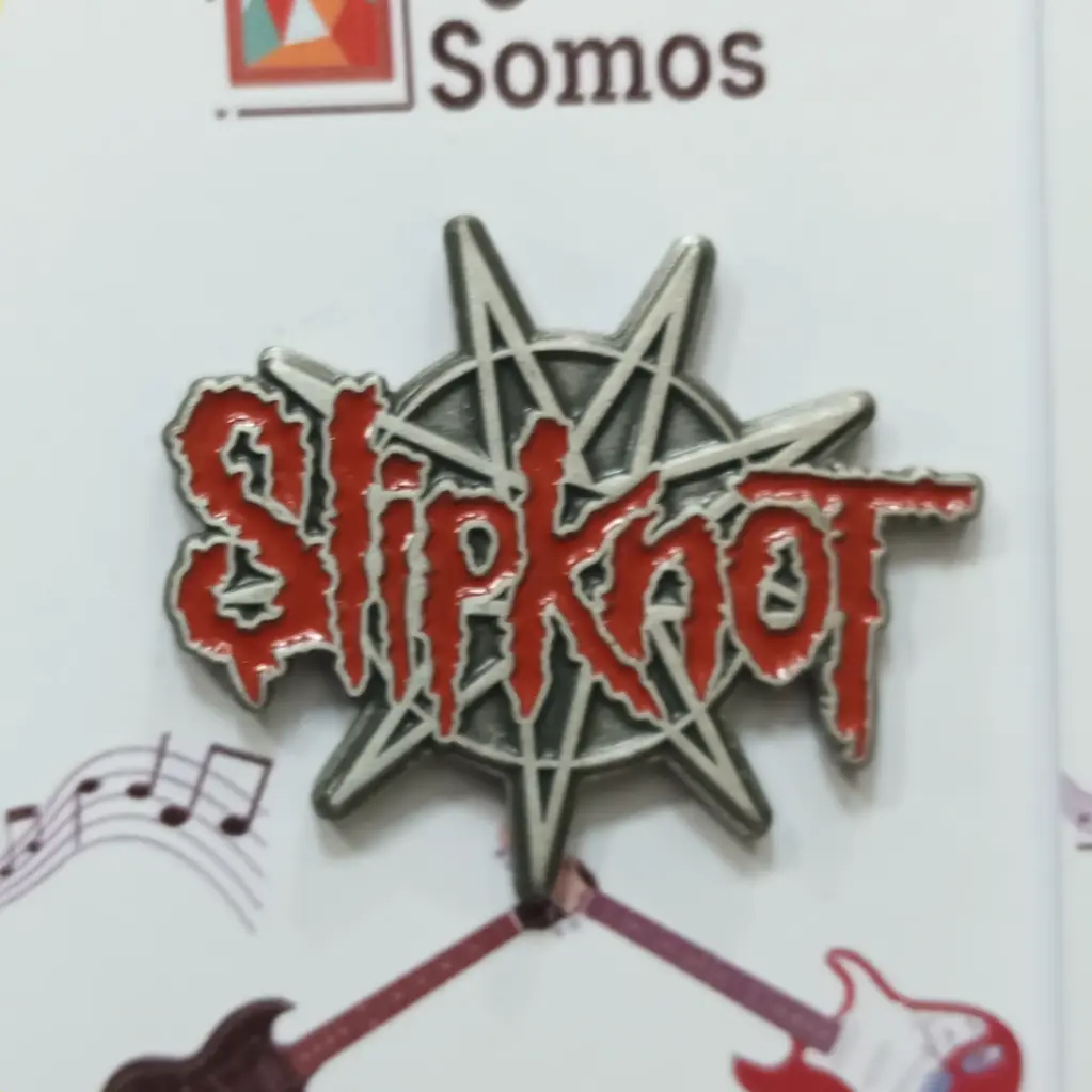 [0018] Slipknot : Logo en Estrella del Caos Pin