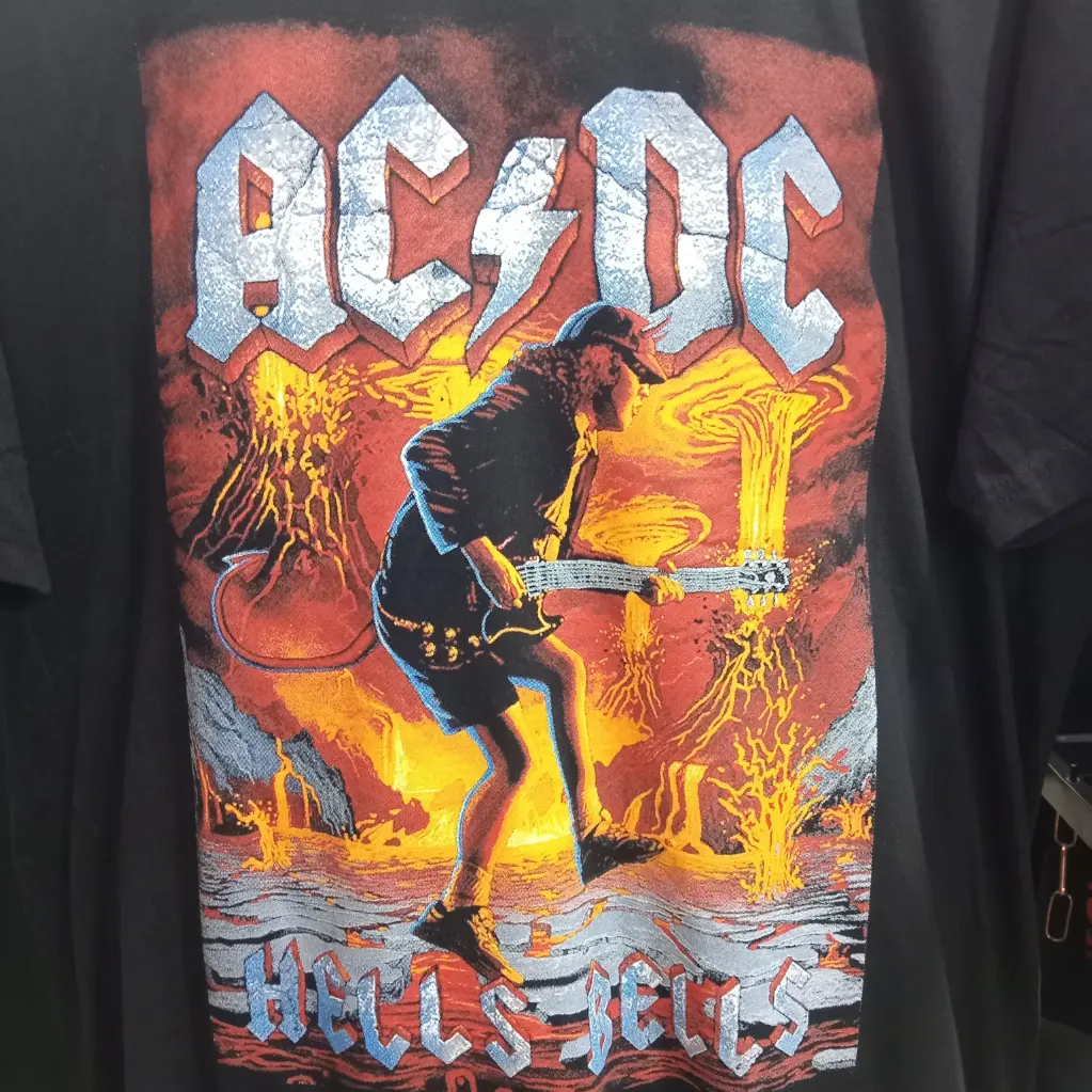 [001 002 S] AC / DC : Hell Bells Polera (S)