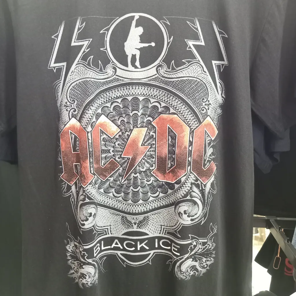[001 003 S] AC / DC : Black Ice Polera (S)